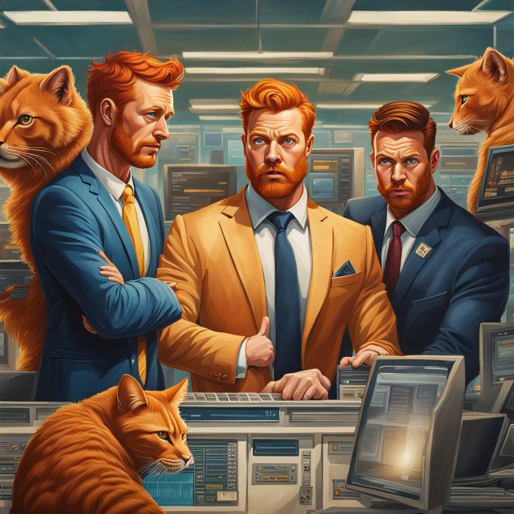 Heroes Protecting Australian Finance in Hyperrealistic Art