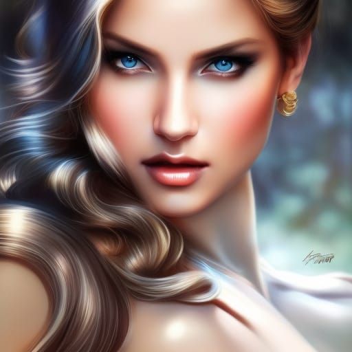 Sensual Elven Woman in Professional Photoshoot