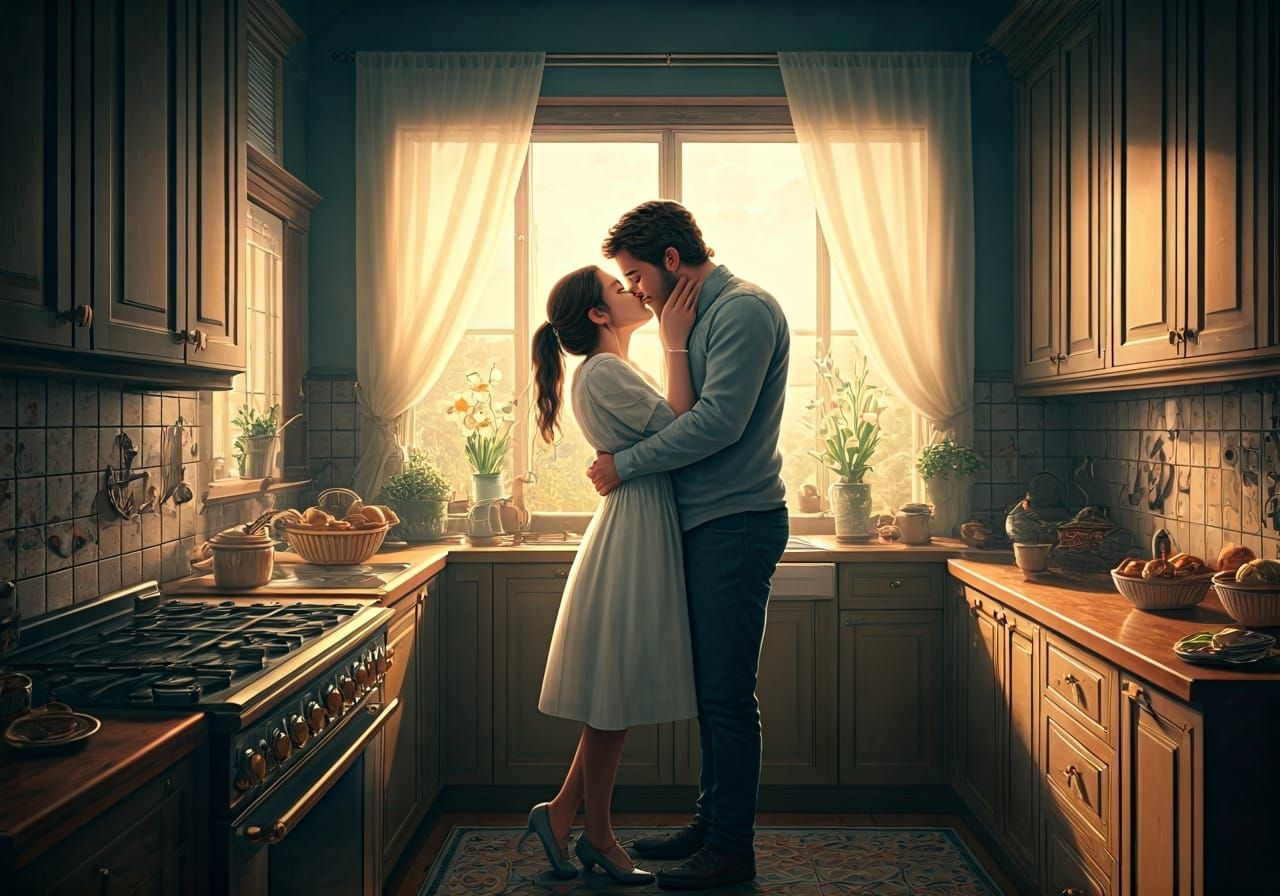 Ethereal Kitchen Kiss: A Hyperdetailed Fantasy