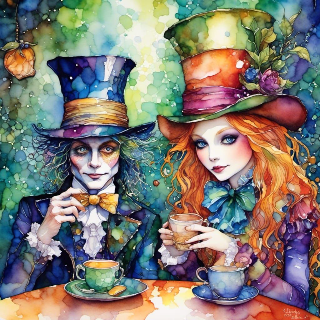 Whimsical Tea Party in Wonderland