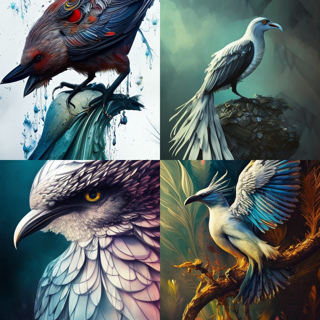 Hyperrealistic Lovebird Portrait in Detailed Photorealistic ...