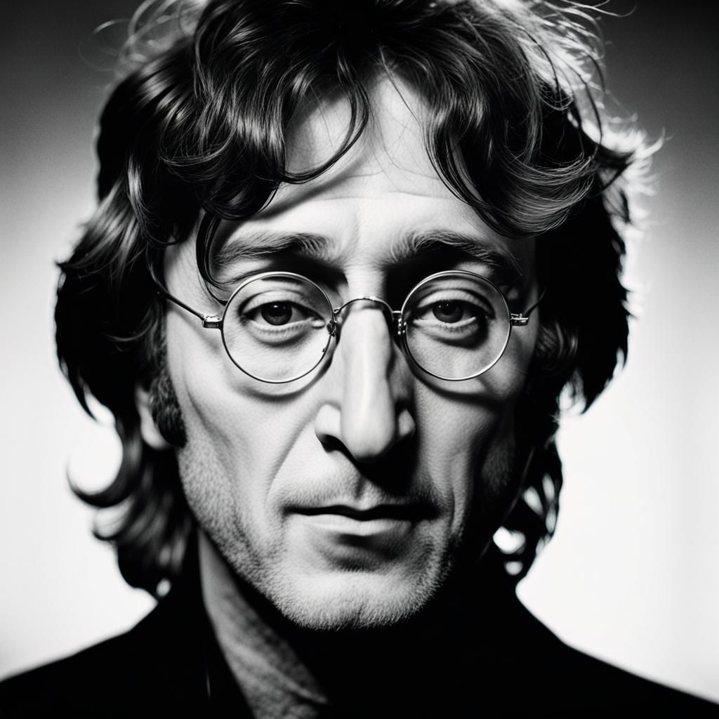 Monochrome Portrait of a Man with Softbox Lighting