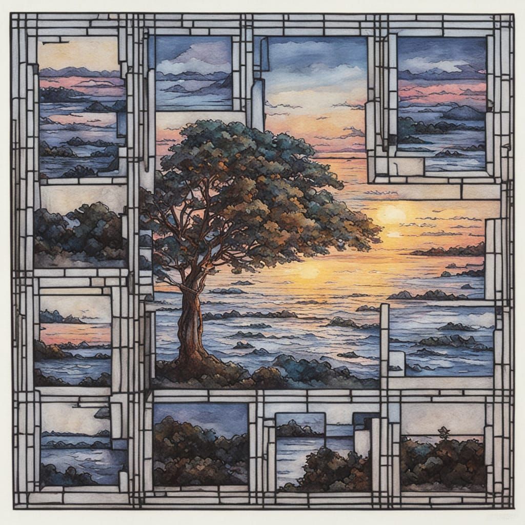 8-bit Landscapes: Silver Sea to Starry Skies