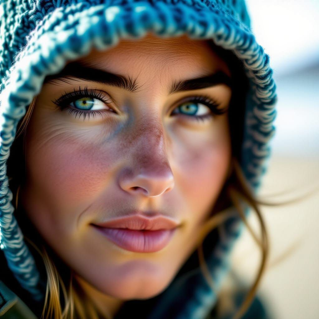 Cinematic Portrait With Atmospheric Lighting