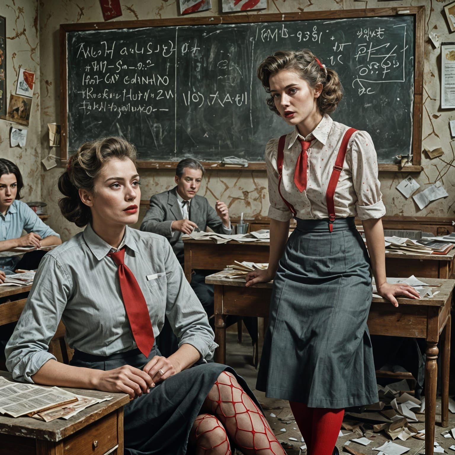 Ugly Teacher in Post Soviet Classroom