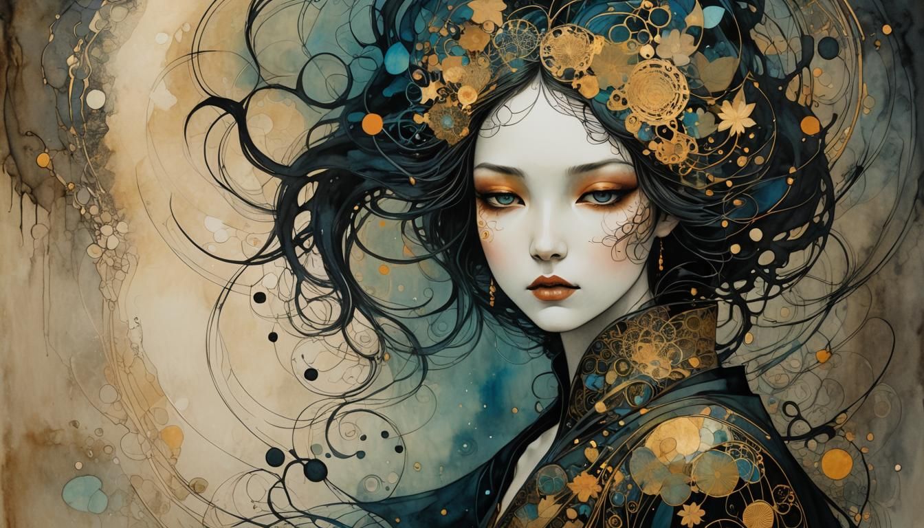 Magic Appears: Minimalist Art Brut Illustration