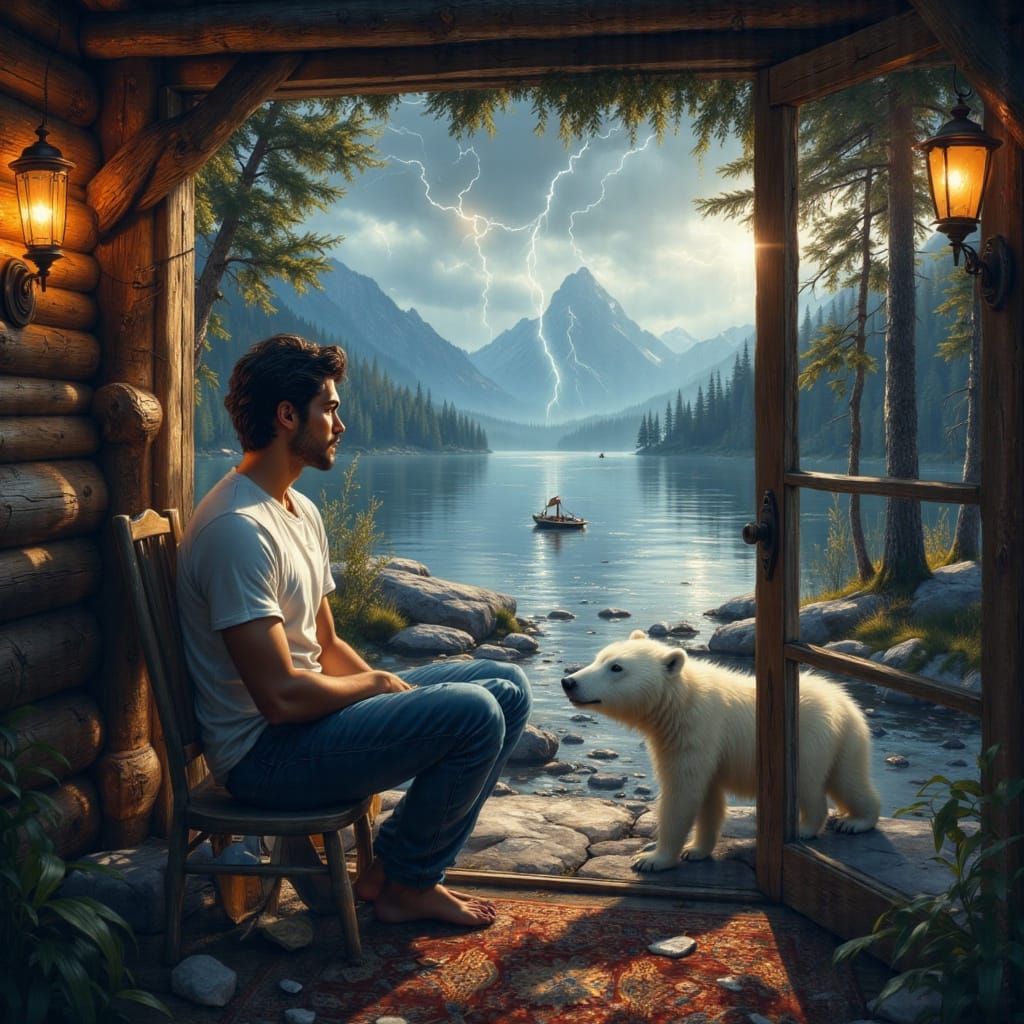 "Percy, come in now.  This looks like a very bad storm," he ...