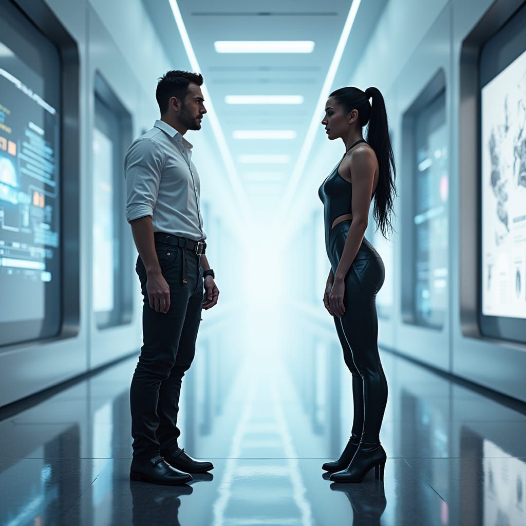 Futuristic Room of Equality and Progress