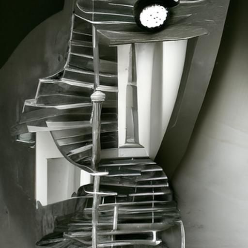AI Generated Winding Staircase