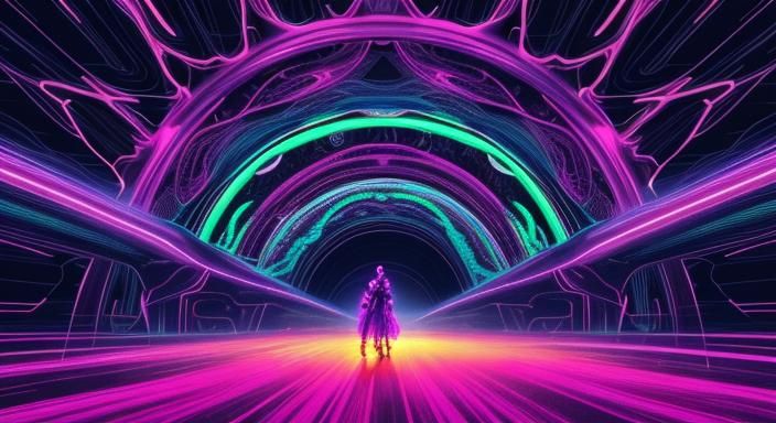 Neon Metal Forest: Psychedelic Pop Art