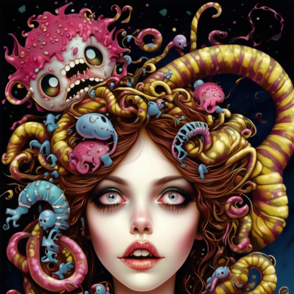 Alice in Zombieland by Tim Burton Style