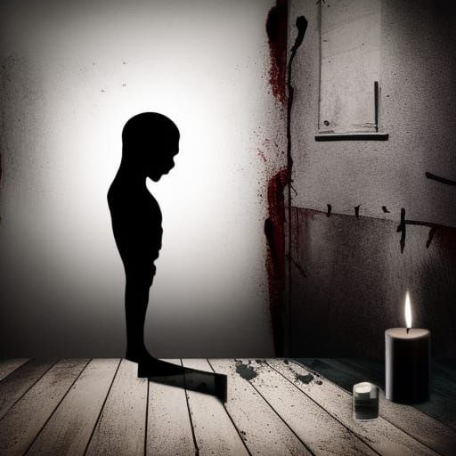 Hyperrealistic Severed Head in Haunted House