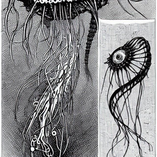 Lovecraftian Jellyfish Evolution: Flying Horror