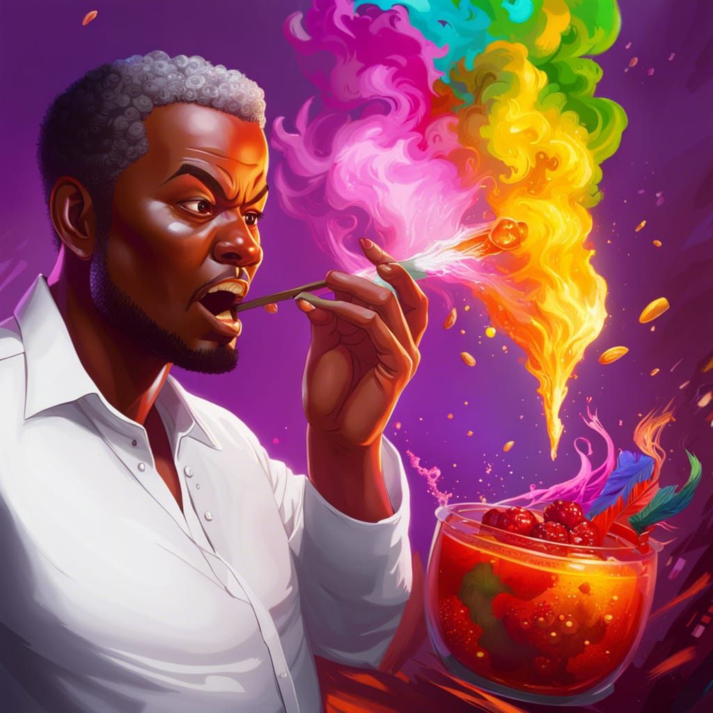 Hyperrealistic Spicy Image with Dramatic Lighting