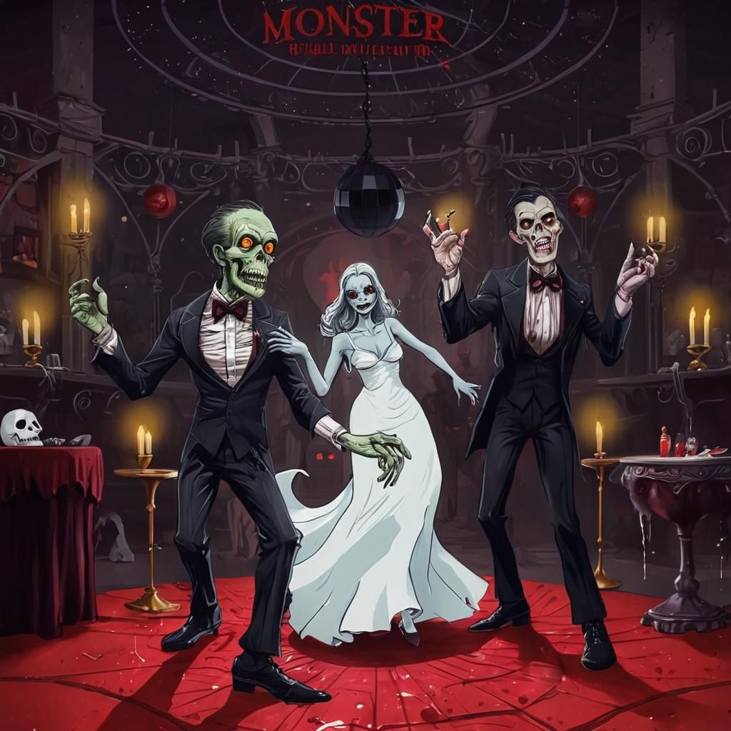 Monster School Party: Zombie, Corpse Bride & Dracula🧟♂️ 👰 🧛♂️