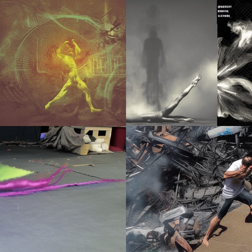 AI Generated Obliteration Technique Visual