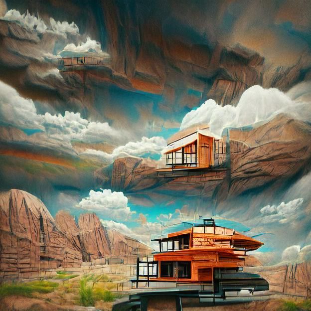 Frank Lloyd Wright Inspired Tiny House