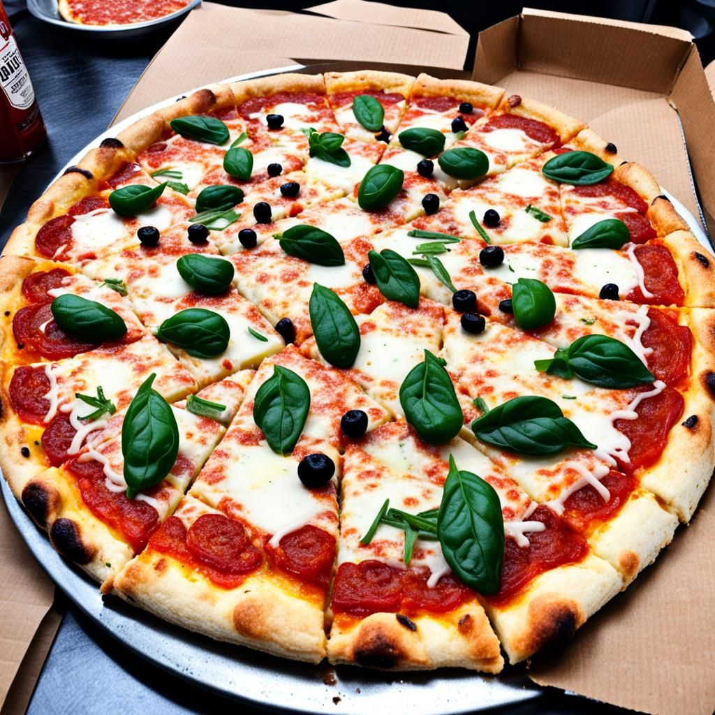 AI Generated Image of the Best Pizza