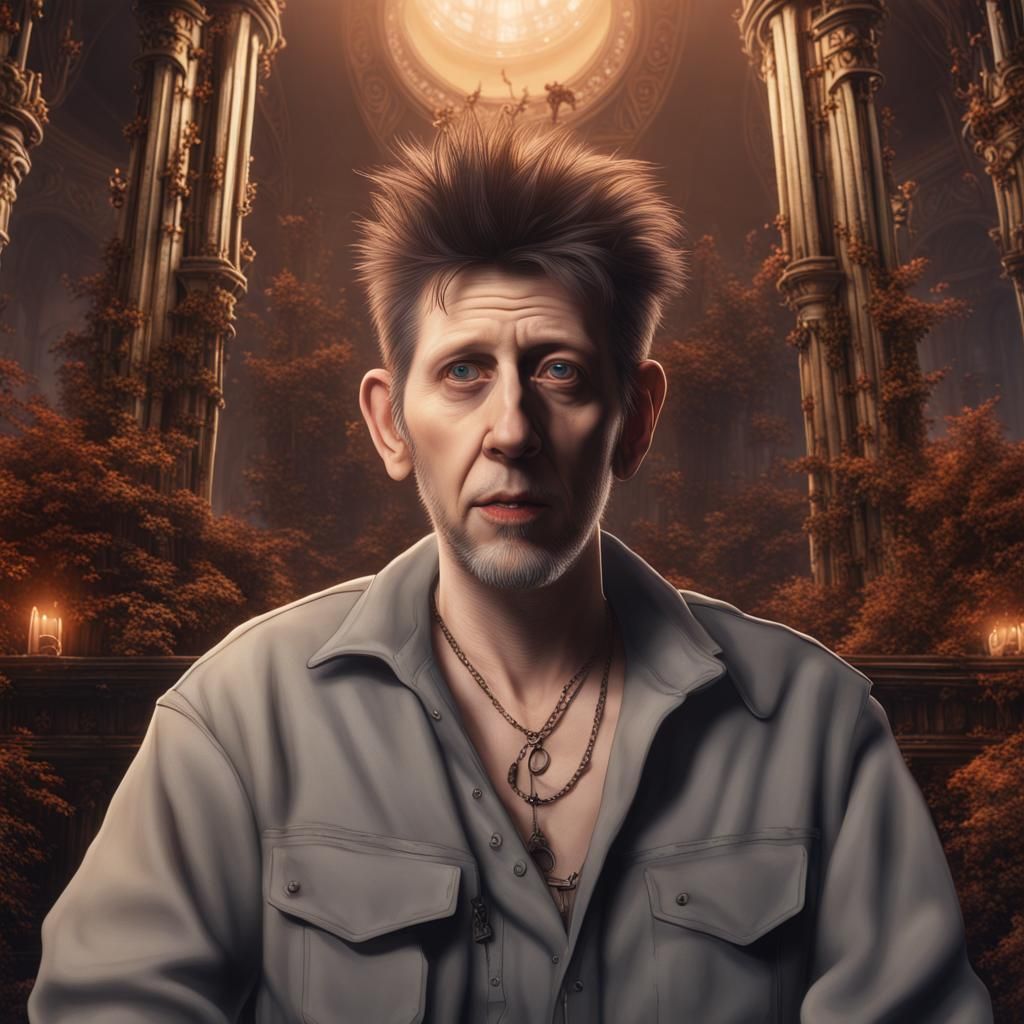 Shane MacGowan in Heaven: Fantasy Concept Art