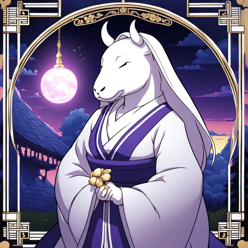 Anime Style Toriel Character Art