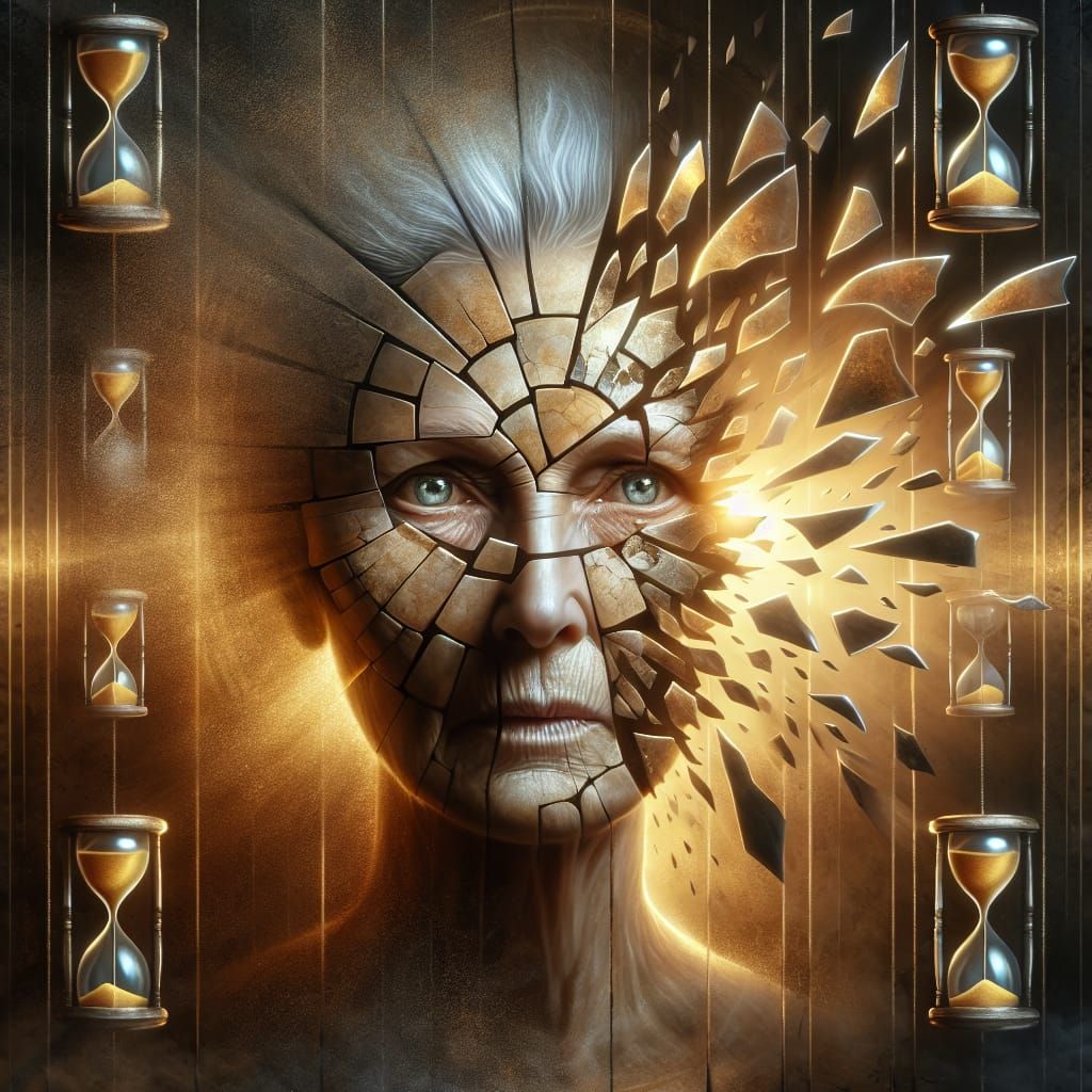 Symbolic Portrait of Time and Hardship