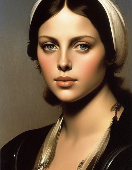 Dramatic Portrait in Baroque Style