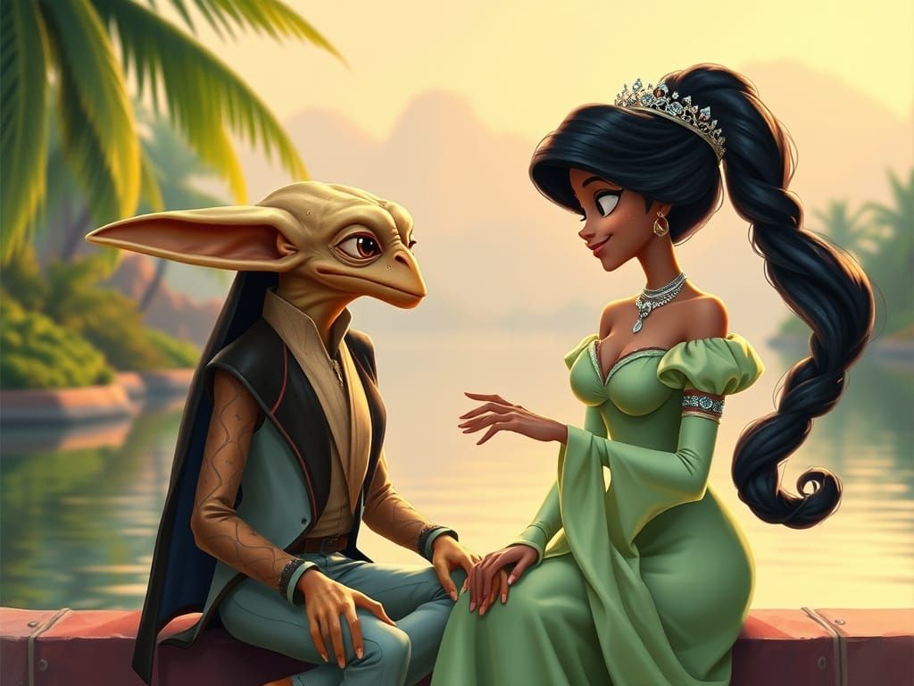 Whimsical Naboo Waterfront Romance