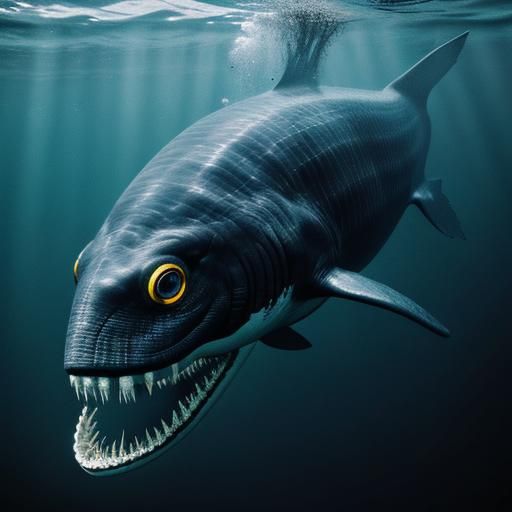Terrifying Close-Up of Bloop Cryptid Whale Eye