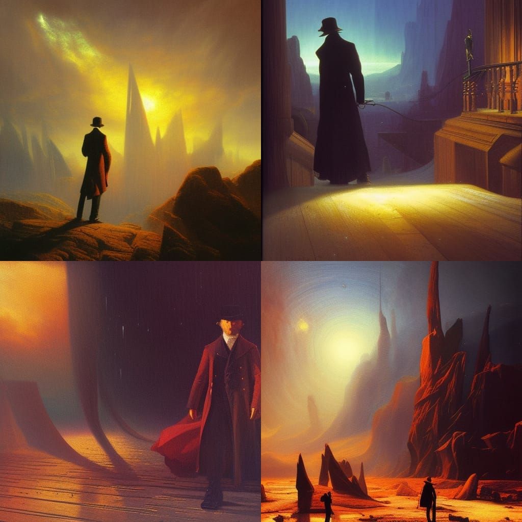 Detailed Concept Art with Volumetric Lighting