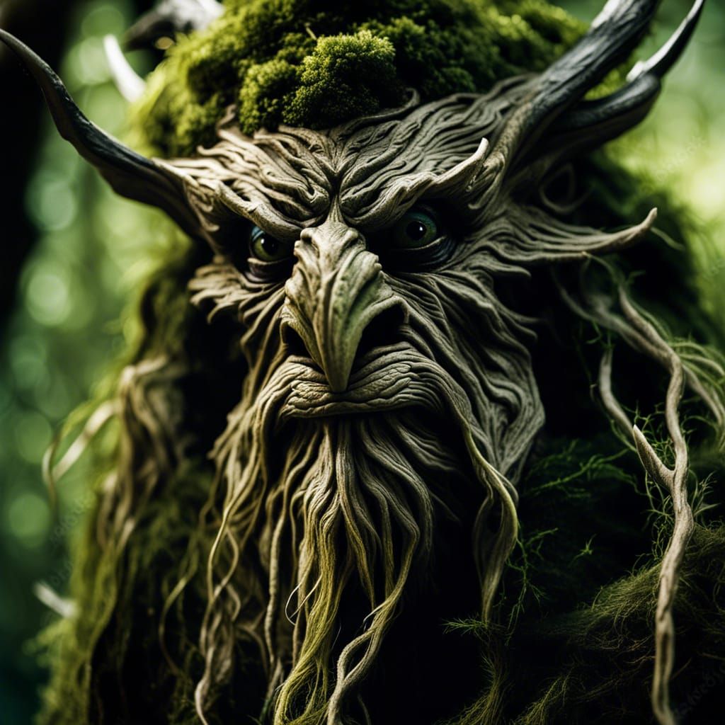 Scary Treebeard Portrait in Fangorn Forest