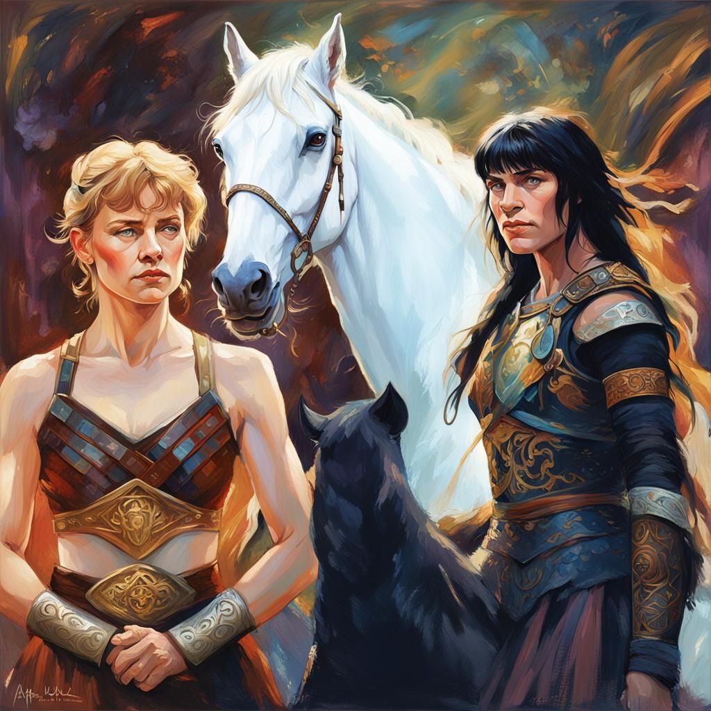 Xena the warrior princess and Gabrielle