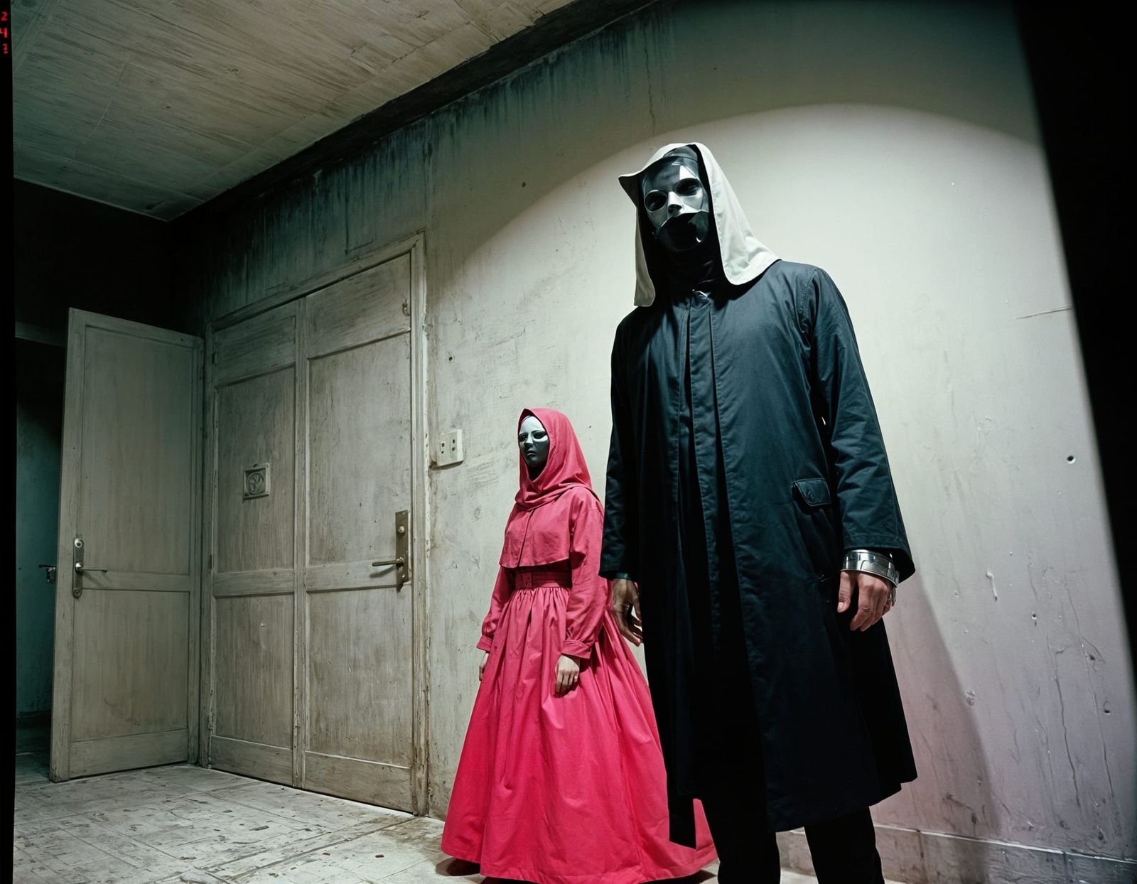 Eerie Liminal Metropolis in Analog Horror Style