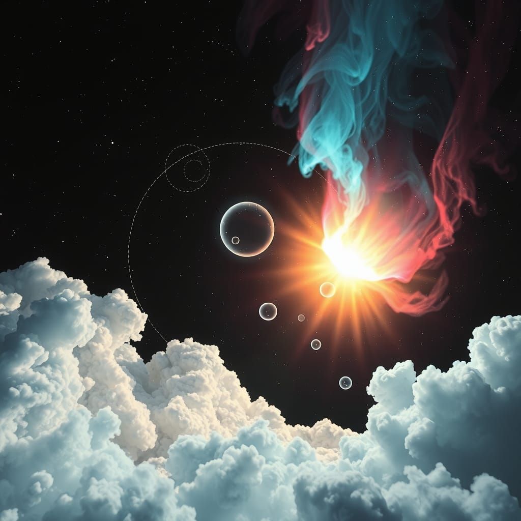 Luminiferous Aether Ore in Dreamlike Solargraphic Style