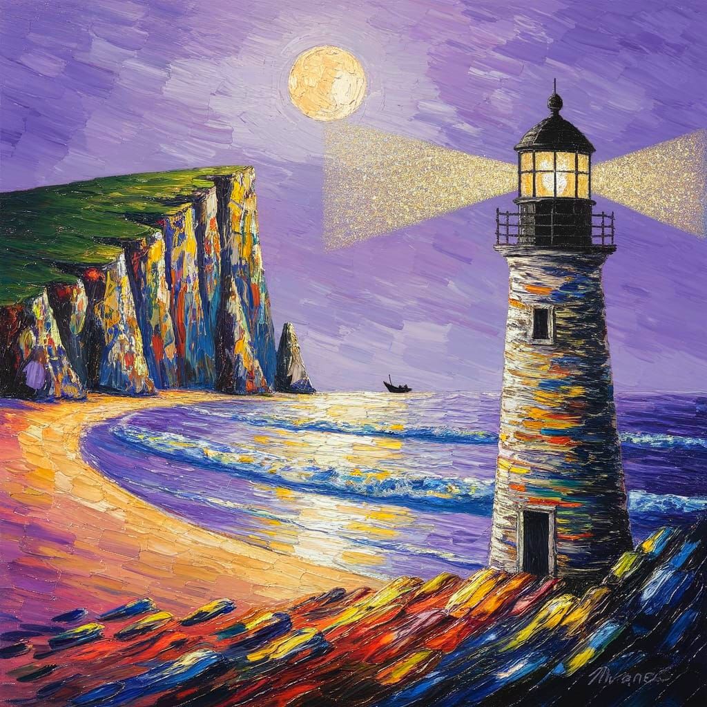 Lighthouse Colorful Fantasy