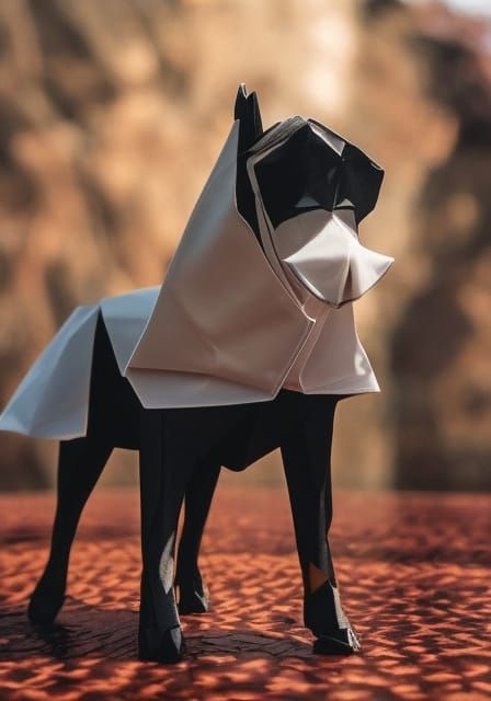 🧡🦋Origami Dog🦋🧡