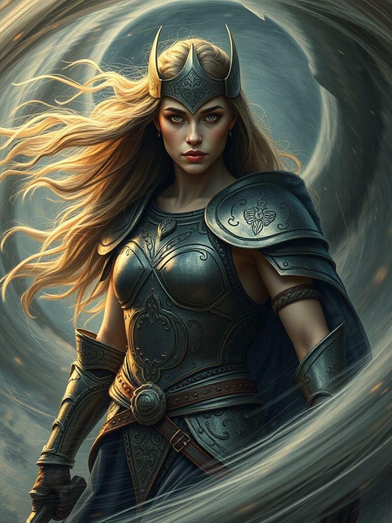 Valkyrie Alfhild in Ethereal Dance