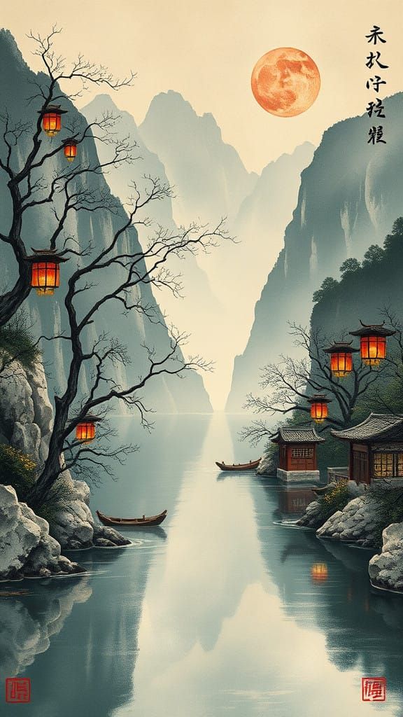 Bridging Harmony on the Serene River