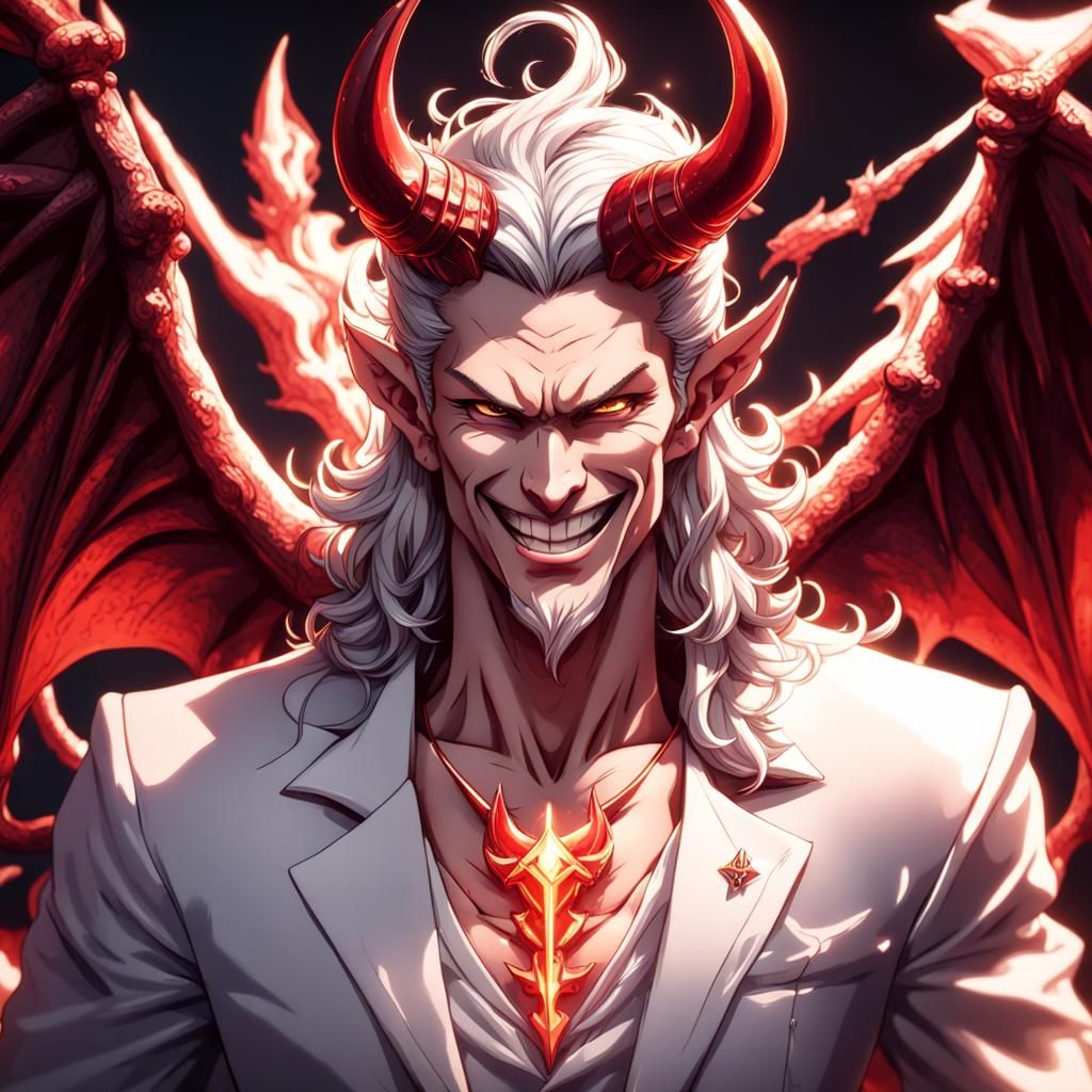 Lucifer Poses for a Facebook Profile Picture