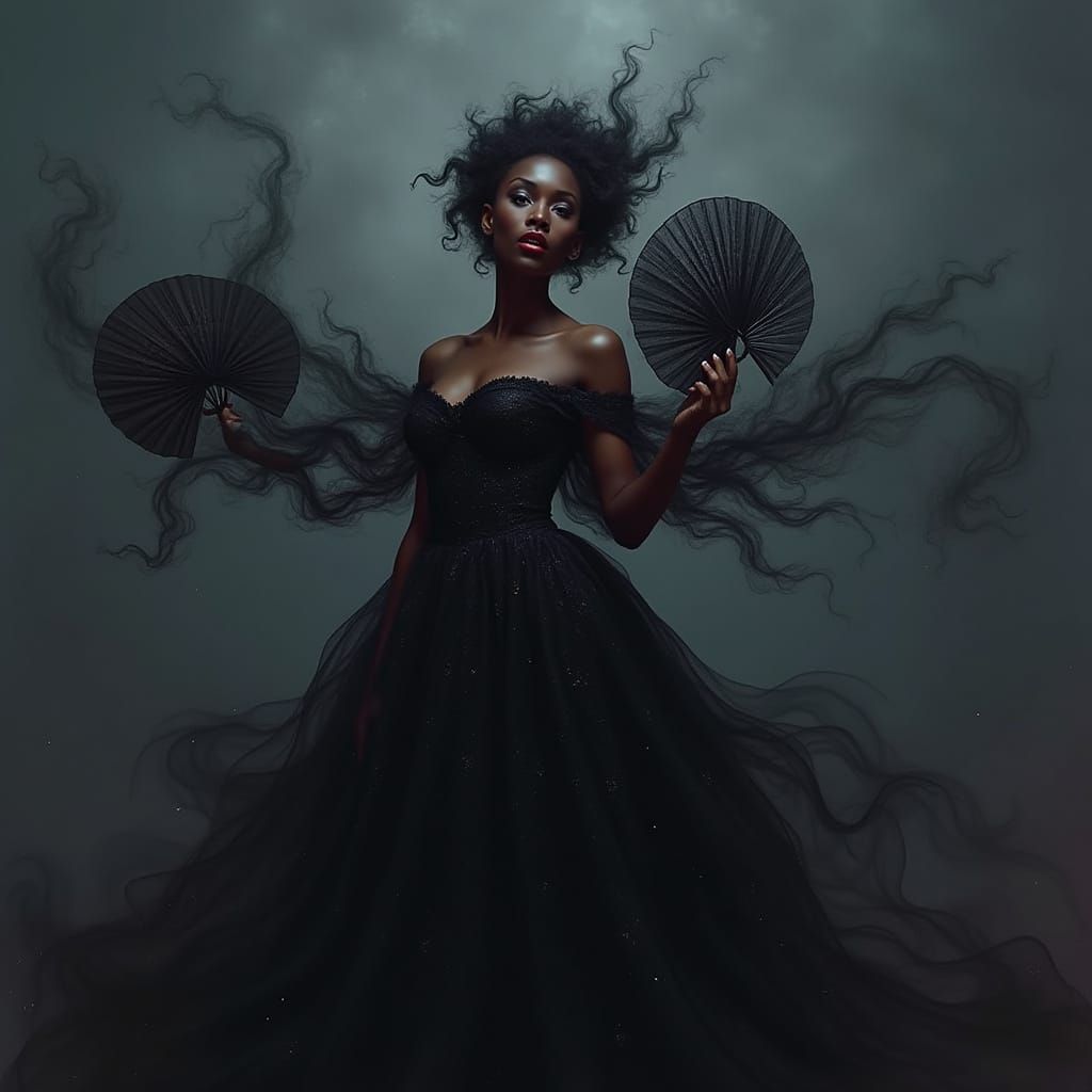 Ethereal Vampire Majesty in Dark Fantasy
