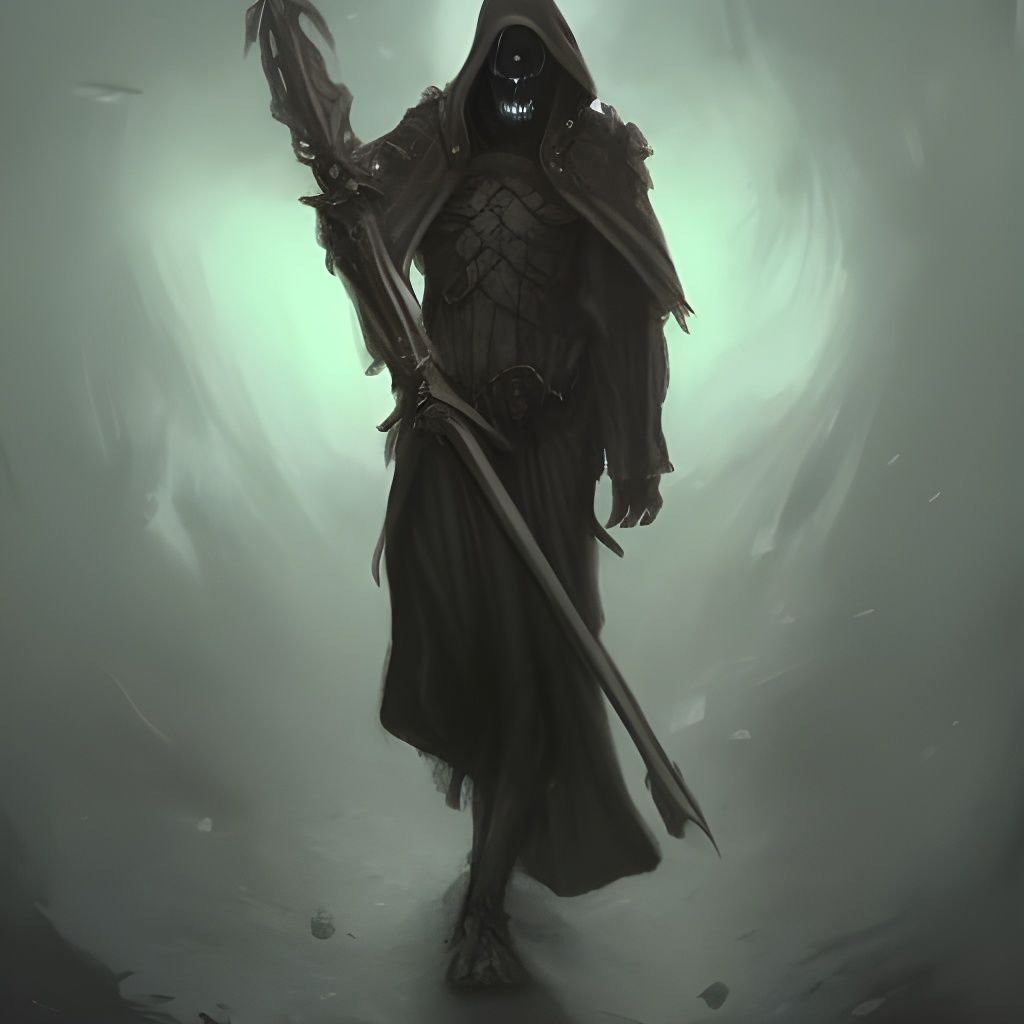 Grim Reaper in Celtic Armor Concept Art