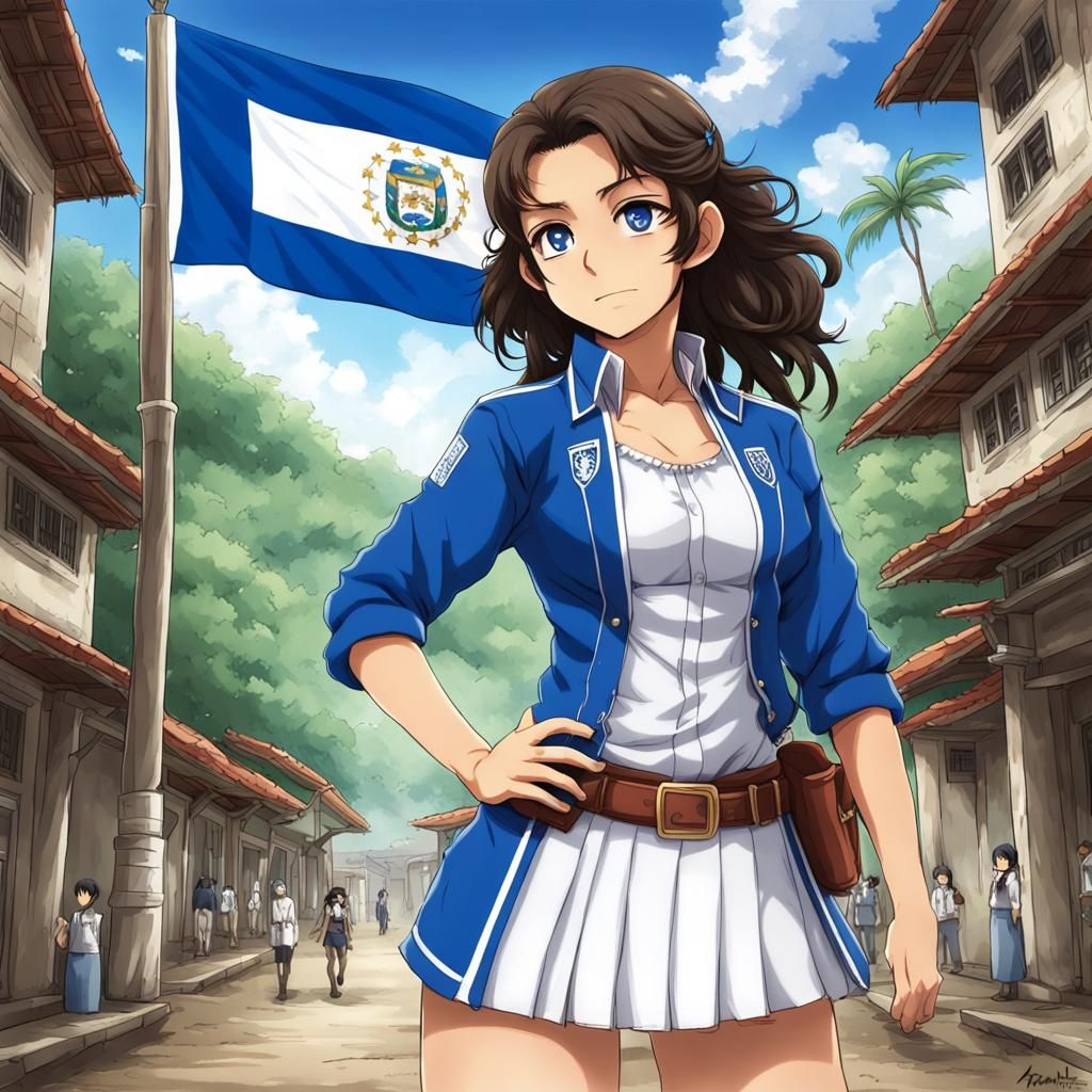 Honduras Personified as Anime Character