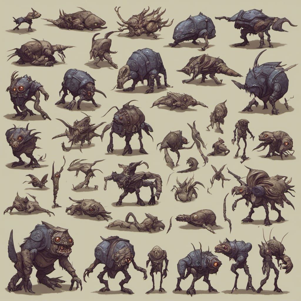 Weird alien RTS creatures, WarBreeds