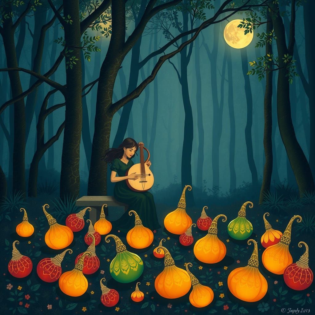 Enchanted Forest Sanctuary in Twilight