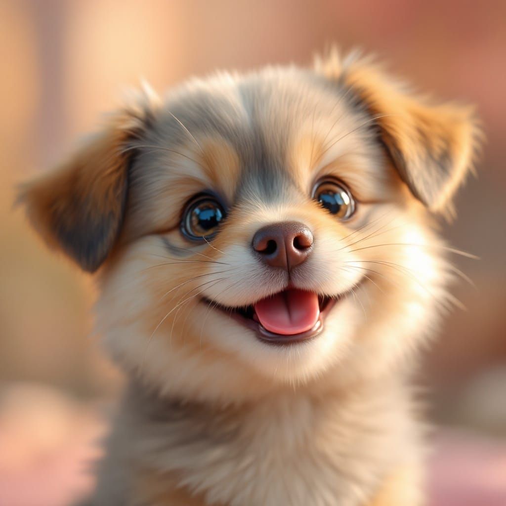 Joyful Portrait of a Happy Child