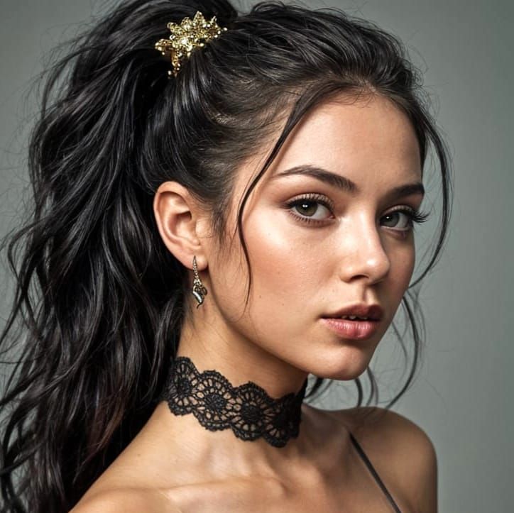 Gorgeous Girl with Pale Blue Eyes and Long Lashes in a Provo...