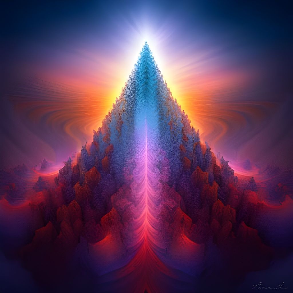 Sierpiński Triangle Fractal Art