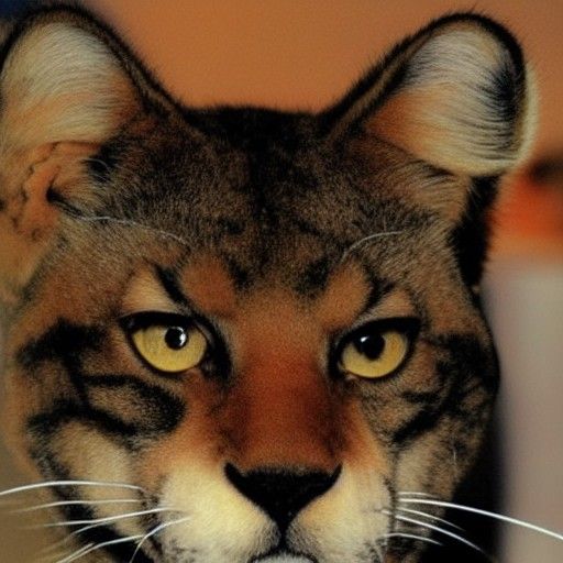 Realistic AI-Generated Tiger Portrait