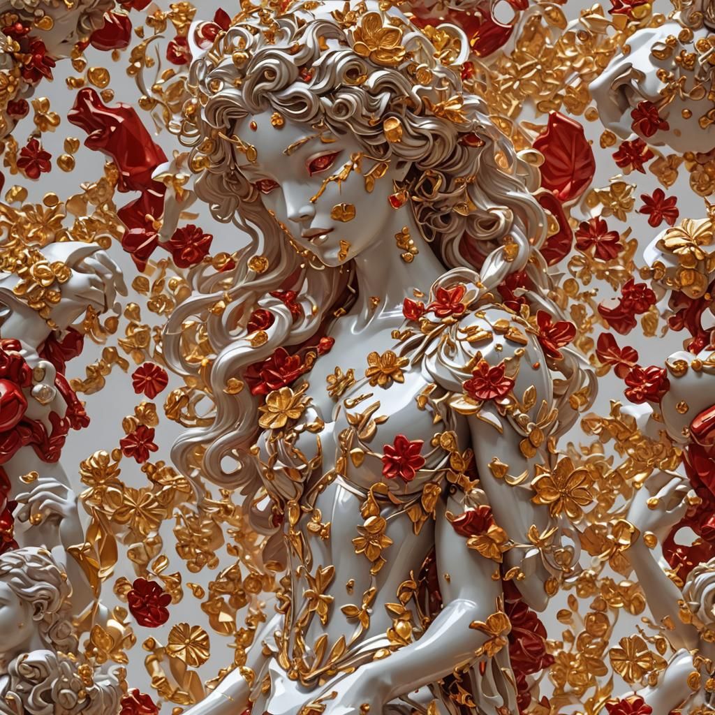 Eve in Paradise as Renaissance Painting