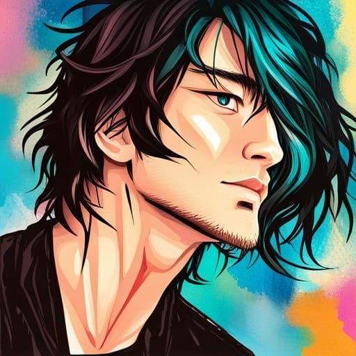 October Man: Disco Pop Manga Portrait