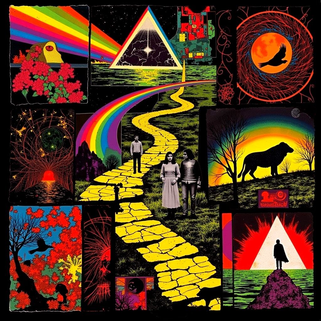 Psychedelic Wizard of Oz Journey on LSD Tabs